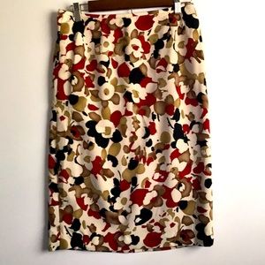 Le Suit Floral Pencil Skirt